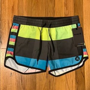 Multicolored Hurley Shorts Size Small NWT